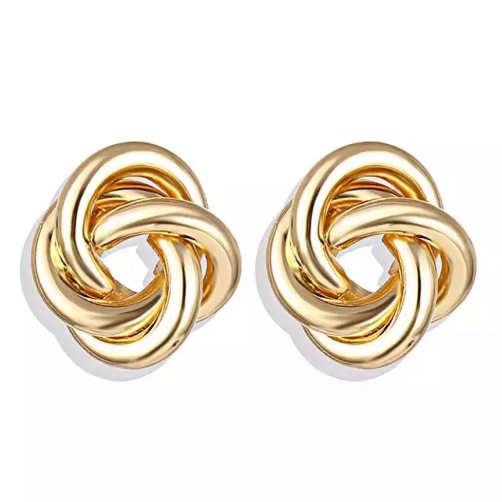 Classic Gold Knot Earrings